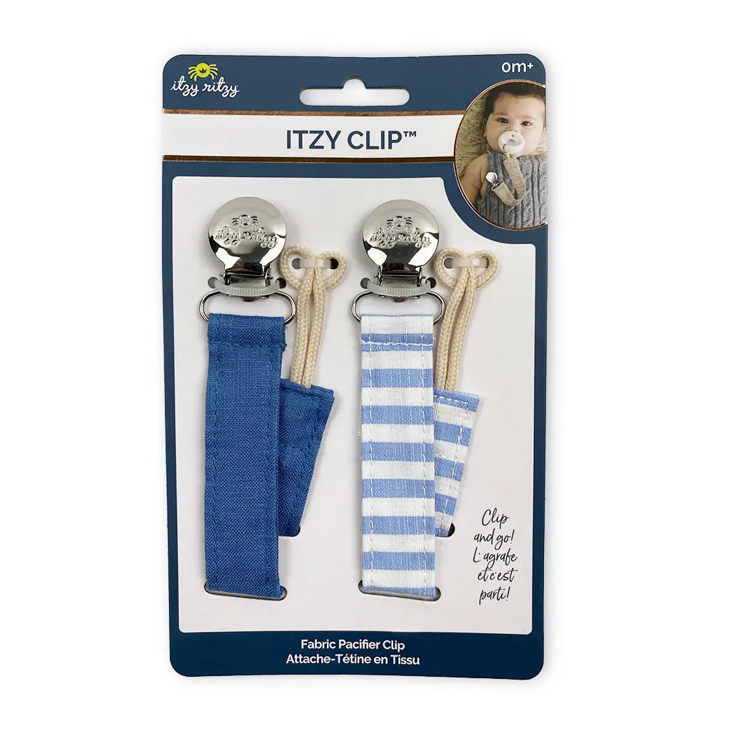 Blue Itzy Clip Linen